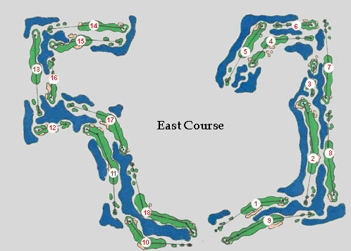 east course layout