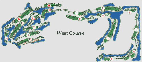 west course layout